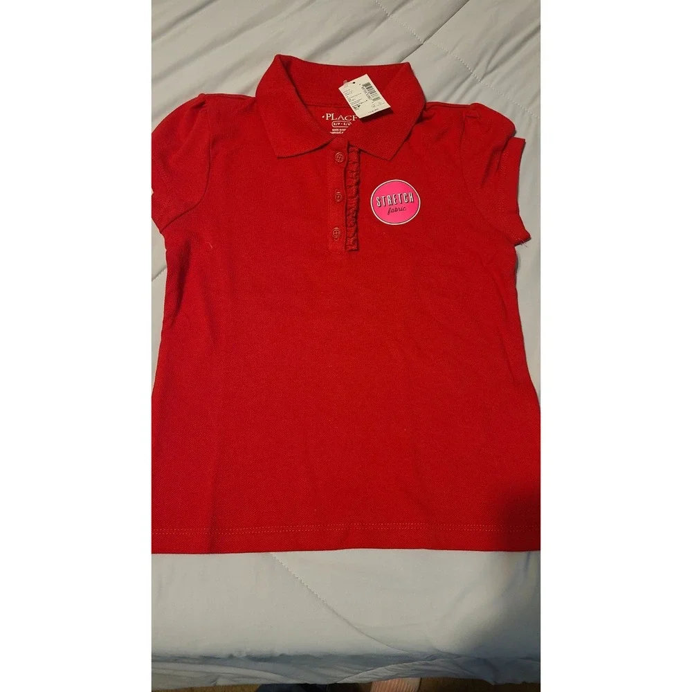 Girls Polo Shirt By Childrens Place Size S/P 5/6‎